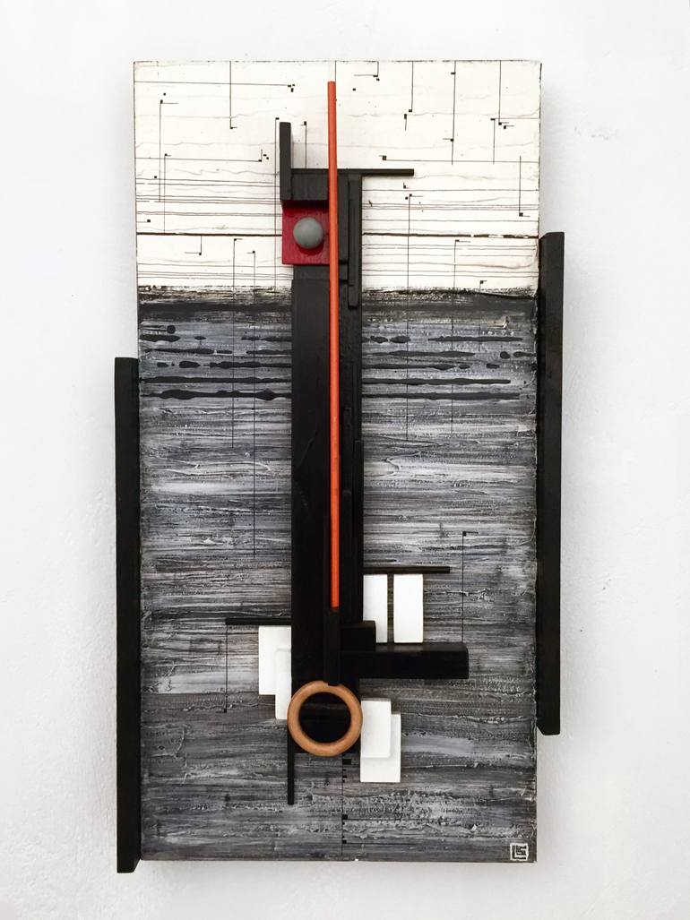 Original Abstract Geometric Sculpture by Labros Sekliziotis