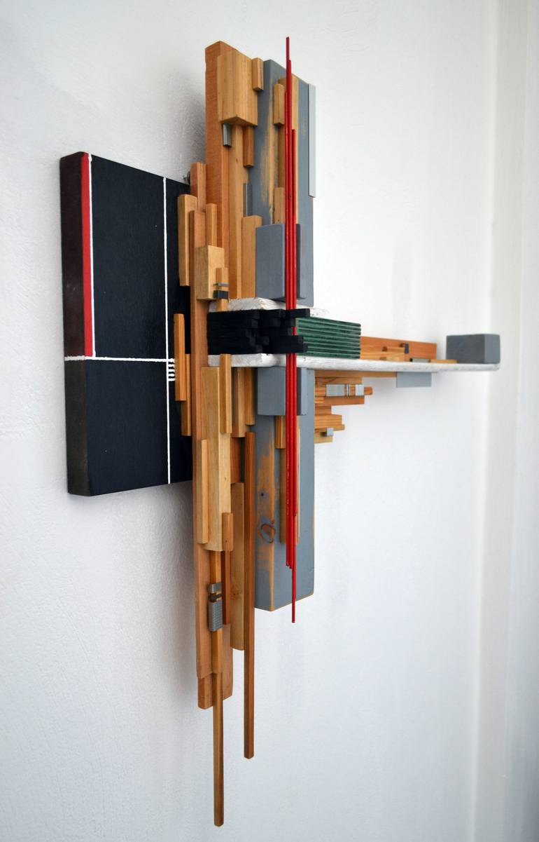 Original Abstract Geometric Sculpture by Labros Sekliziotis