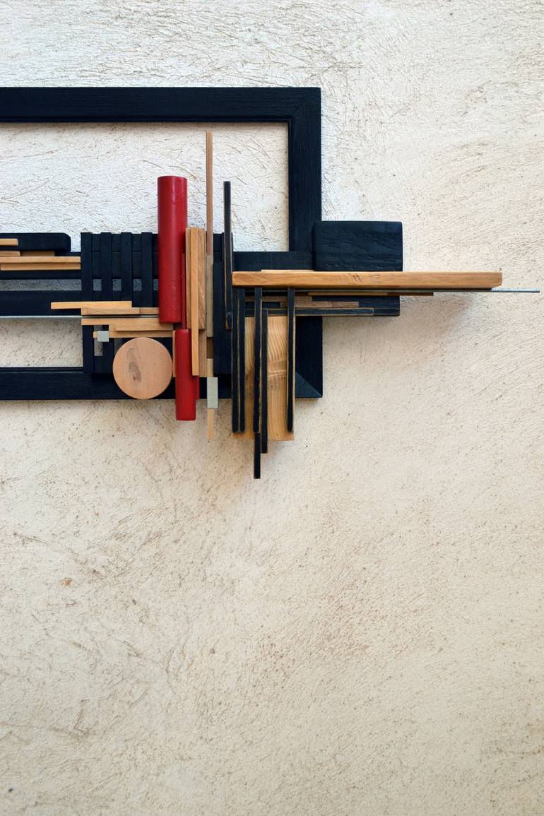 Original Abstract Geometric Sculpture by Labros Sekliziotis