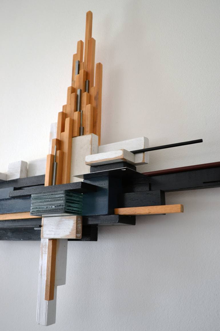 Original Abstract Geometric Sculpture by Labros Sekliziotis