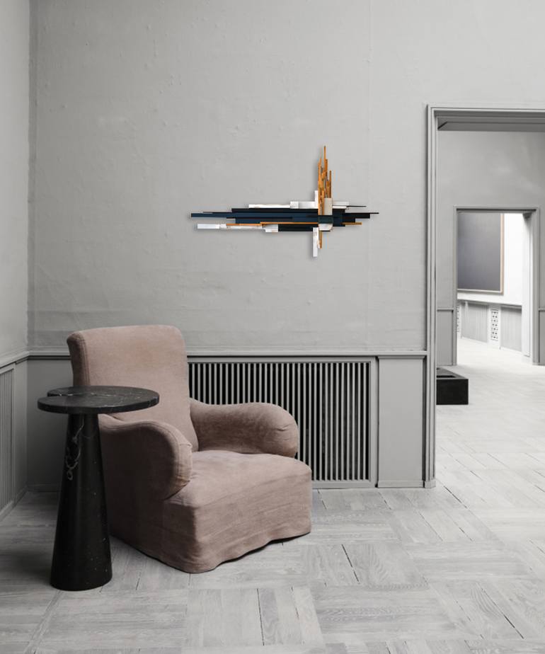 Original Abstract Geometric Sculpture by Labros Sekliziotis