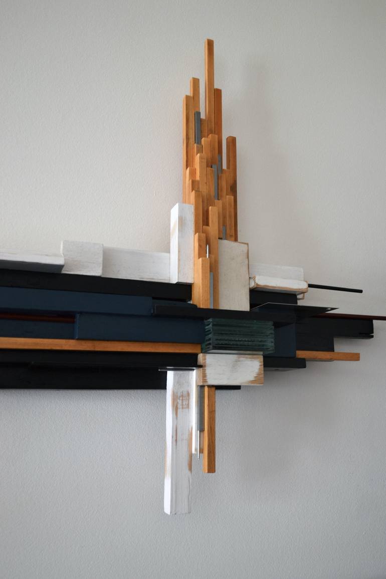 Original Abstract Geometric Sculpture by Labros Sekliziotis