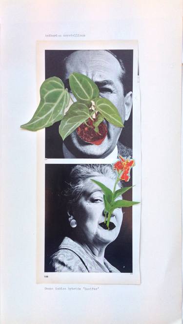 Original Conceptual Humor Collage by Helena Zanting