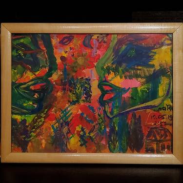 Print of Cubism Abstract Paintings by Nare Khanoyan