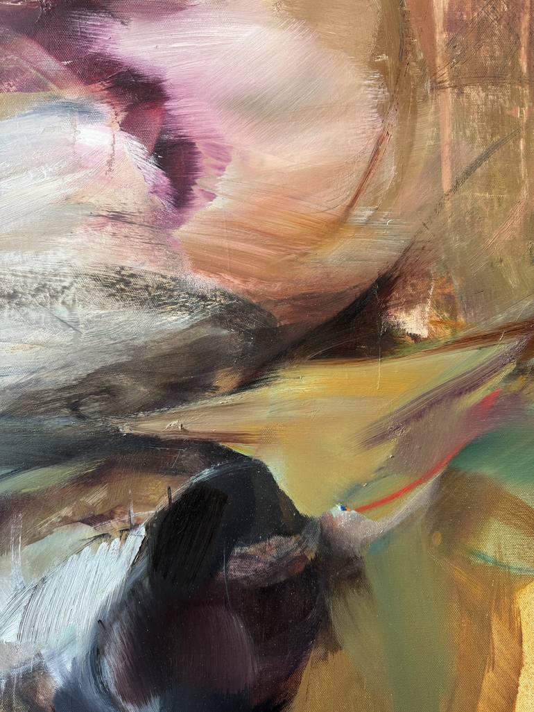 Original Abstract Expressionism Fantasy Painting by Albina Onay