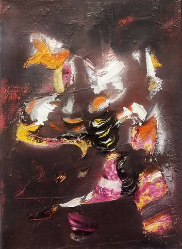 Original Abstract Expressionism Abstract Painting by Gio Saint Pere