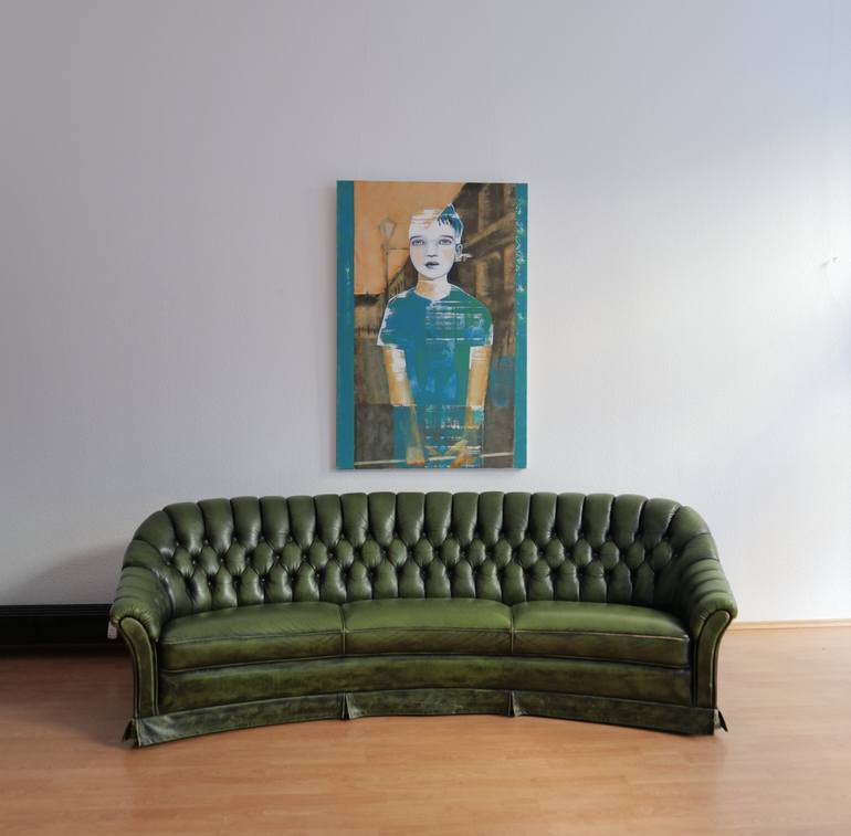 Original Contemporary People Painting by Gabriele Luise Koch