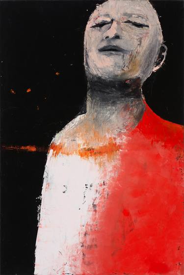 Original Abstract Portrait Paintings by Gabriele Luise Koch