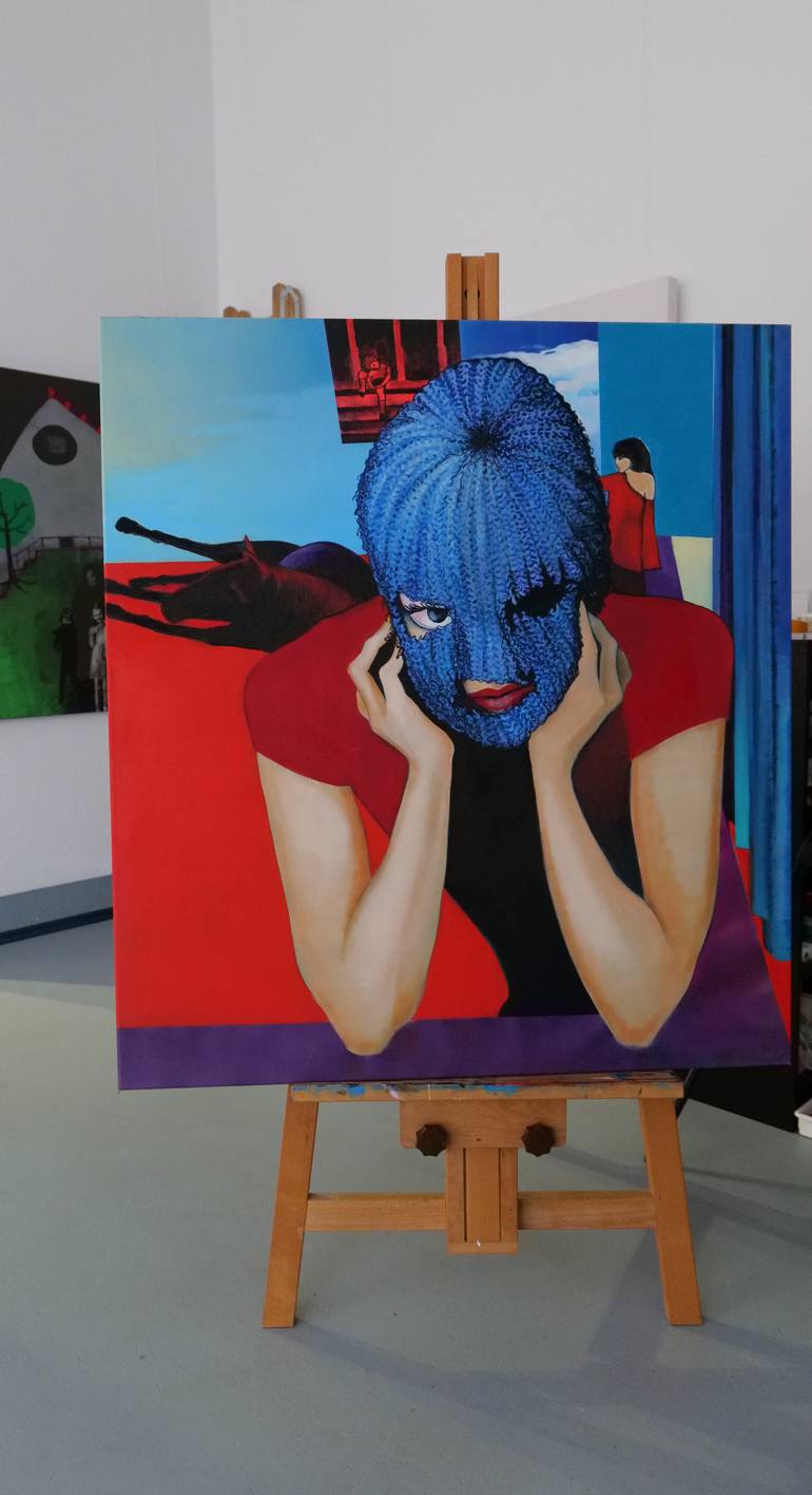 Original Contemporary People Painting by Gabriele Luise Koch