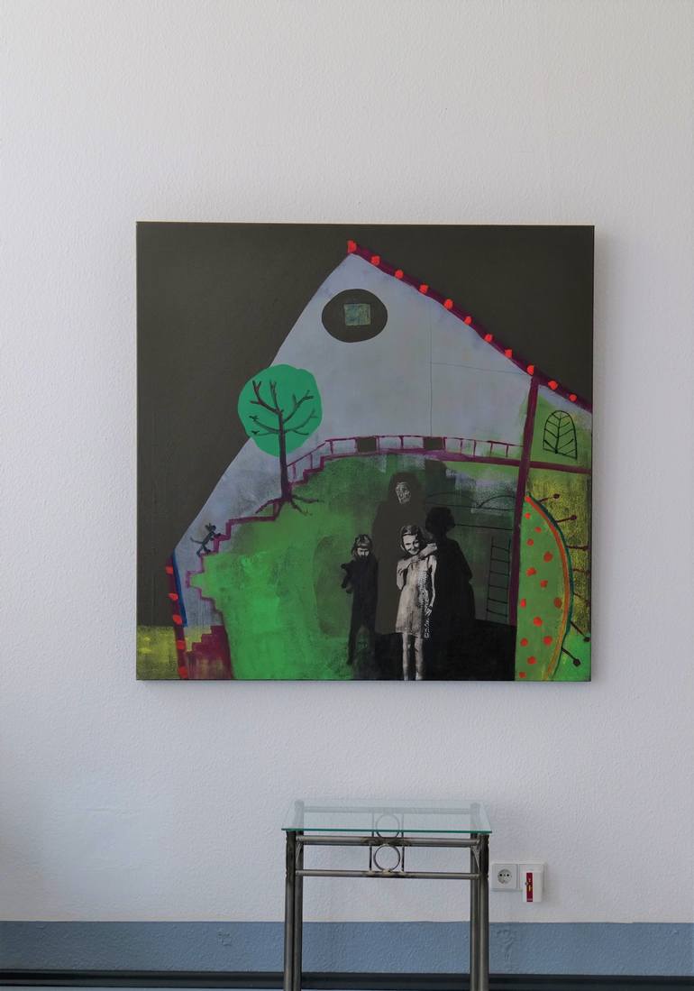 Original Abstract Children Painting by Gabriele Luise Koch