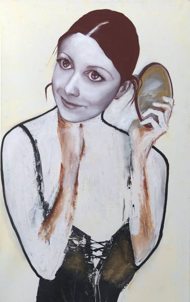 Original Abstract Portrait Paintings by Gabriele Luise Koch