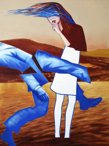 Original Figurative Abstract Paintings by Gabriele Luise Koch
