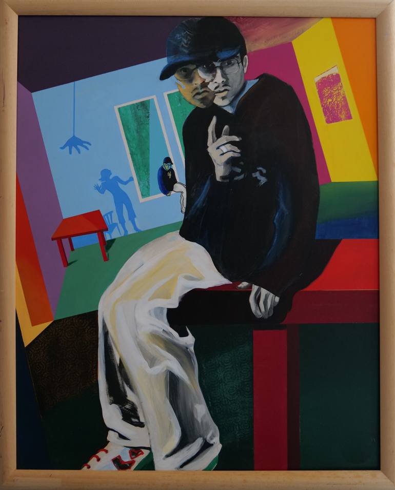 Original Contemporary People Painting by Gabriele Luise Koch