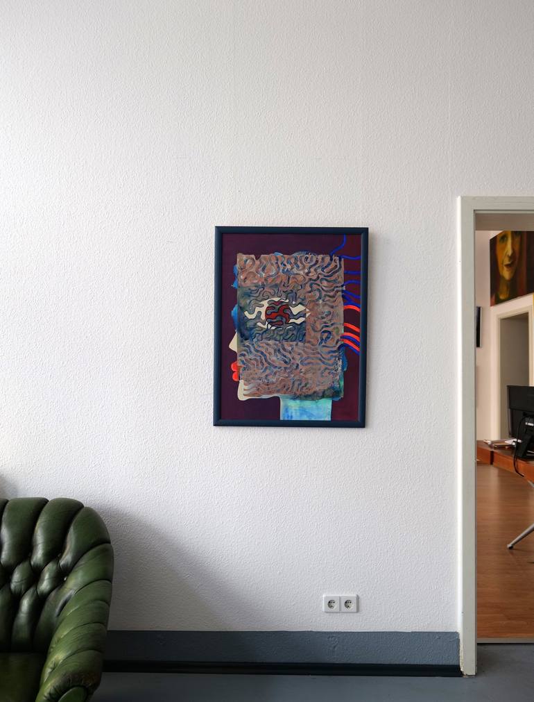 Original Portraiture Abstract Painting by Gabriele Luise Koch