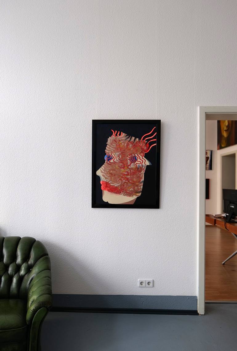 Original Portraiture Abstract Painting by Gabriele Luise Koch