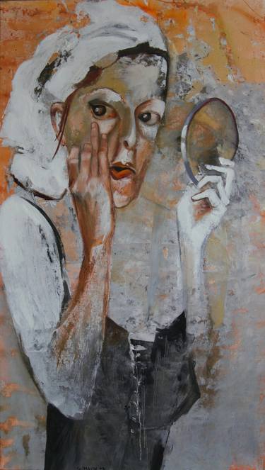 Original Portraiture Women Paintings by Gabriele Luise Koch