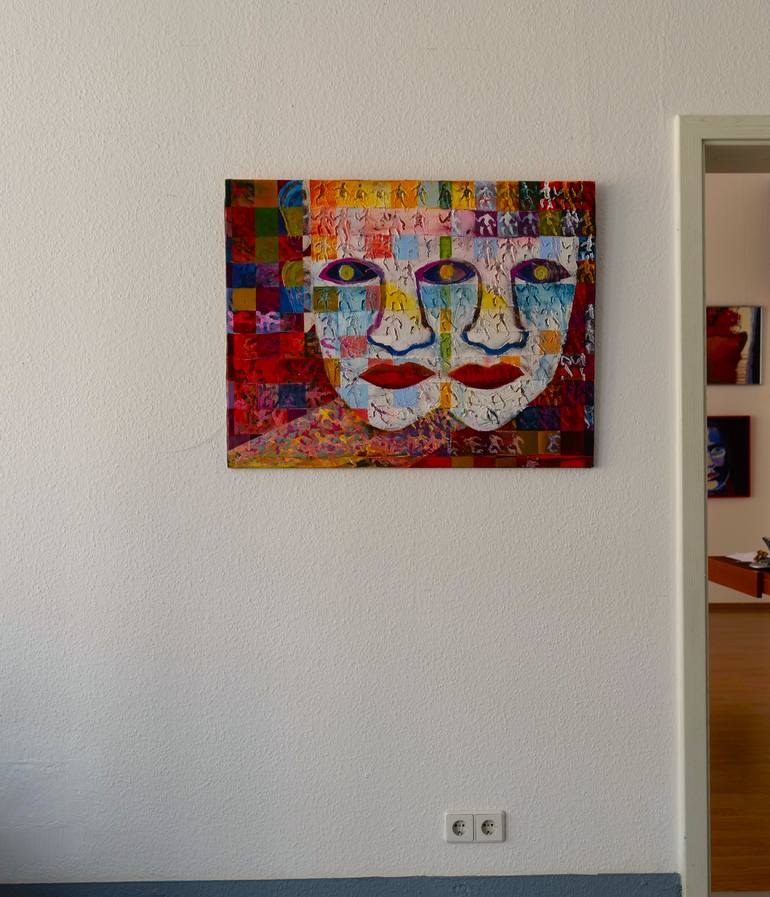 Original Abstract Expressionism Abstract Painting by Gabriele Luise Koch