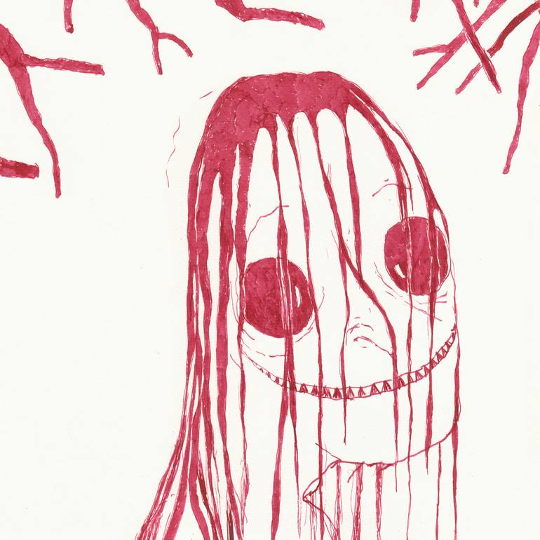Original Contemporary Fantasy Drawing by Tiutia Putia
