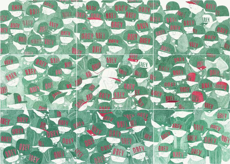Original Conceptual People Drawings by Tiutia Putia