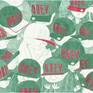Panel 5 of 9 from the drawing “Obey (red, green)”