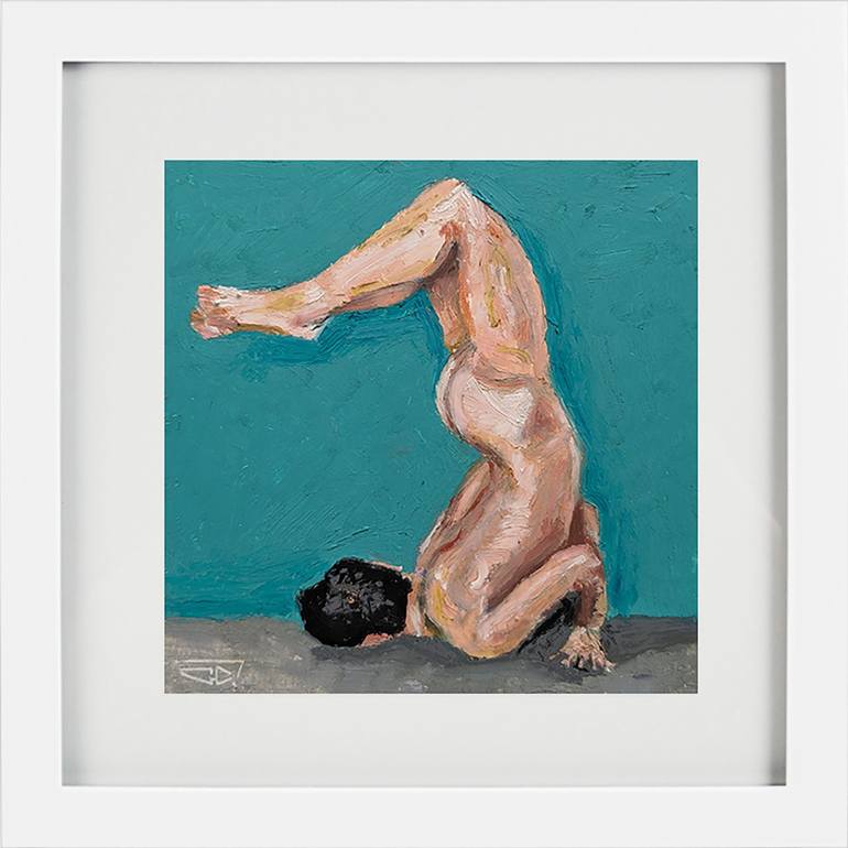 Original Contemporary Nude Painting by G Carta
