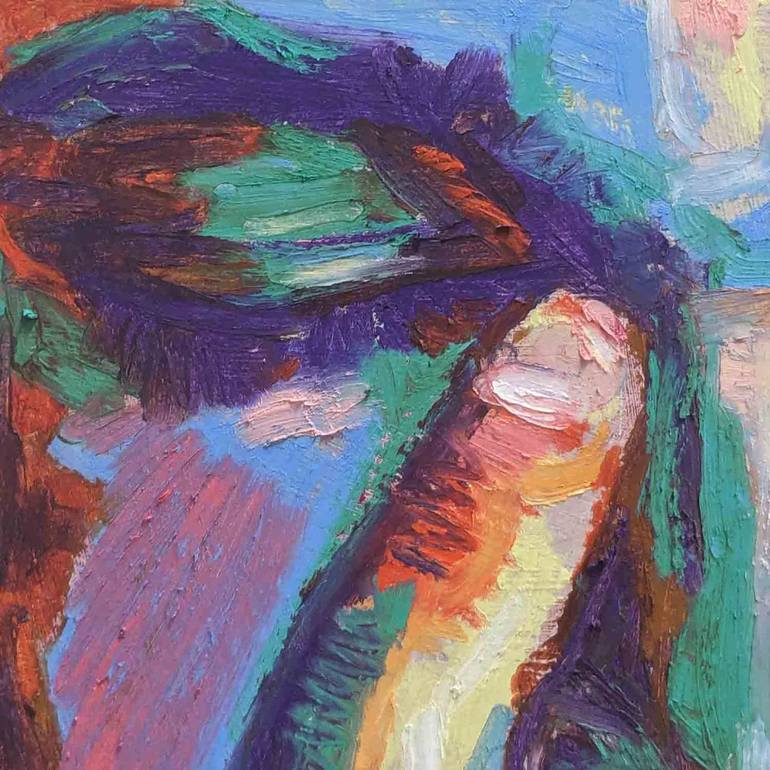Original Fauvism People Painting by G Carta