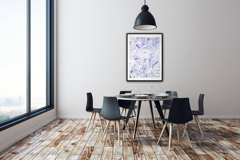 Original Contemporary Abstract Drawing by Sam Noten