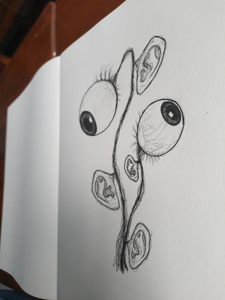 Original Conceptual Abstract Drawing by Afif Fatchurohman