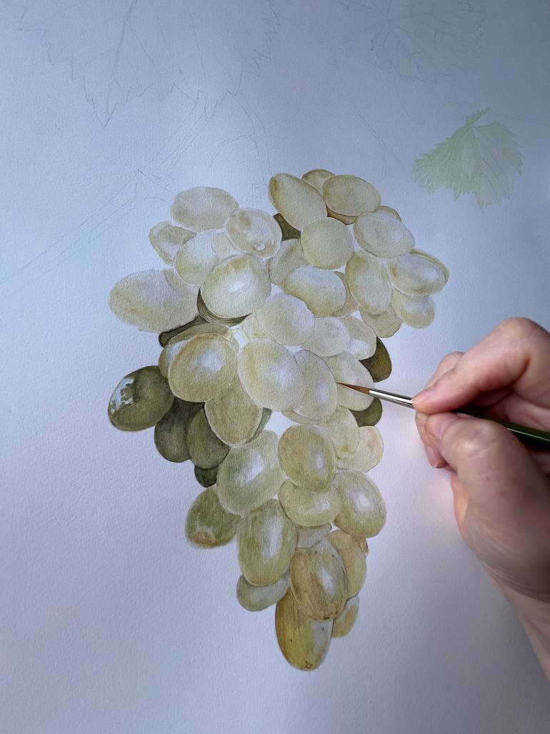 Original Contemporary Botanic Painting by Inessa Falina