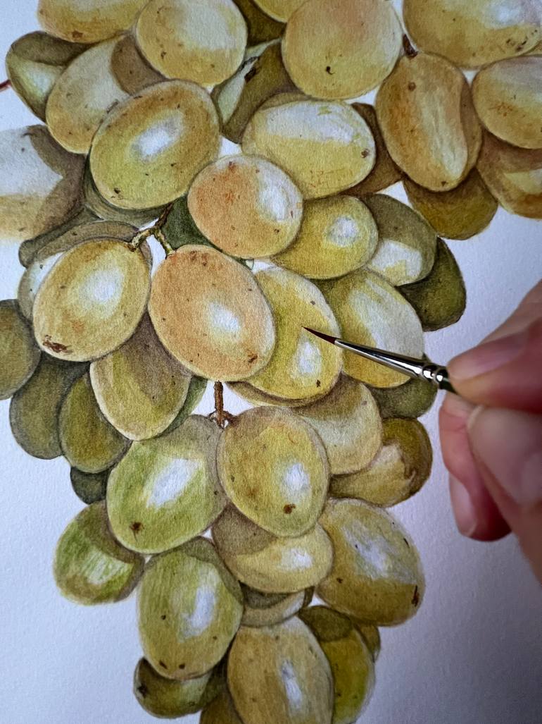 Original Contemporary Botanic Painting by Inessa Falina