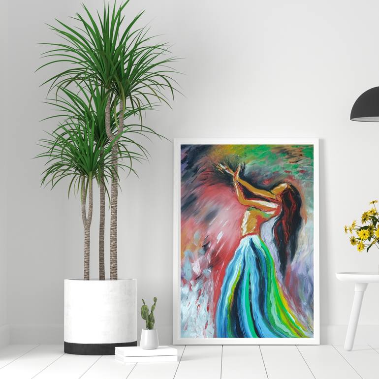 Original Conceptual Women Painting by Leila Li