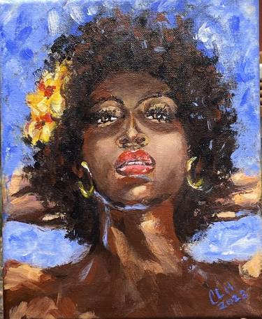 Original Expressionism Portrait Paintings by CAROL HAPANOWICZ