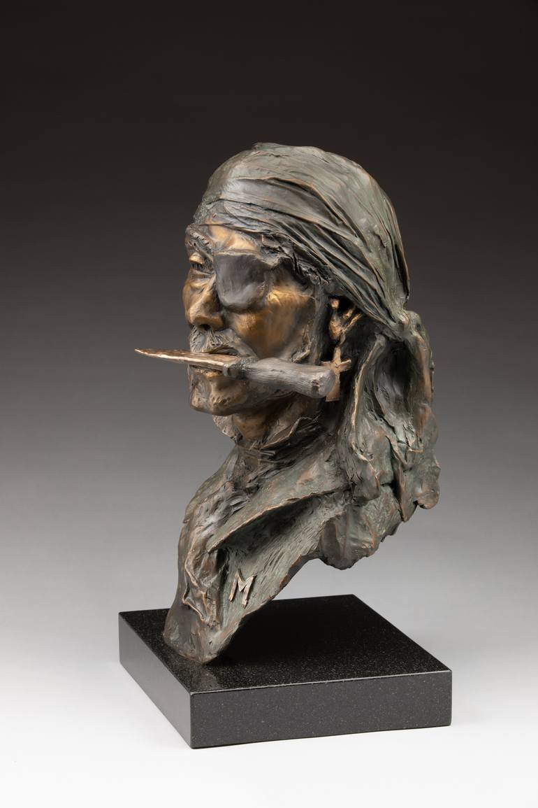 Original Conceptual Pop Culture/Celebrity Sculpture by Joel Ernster