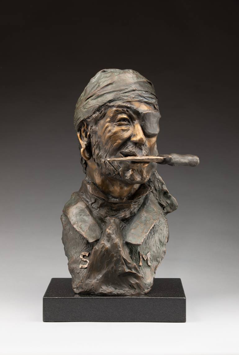 Original Conceptual Pop Culture/Celebrity Sculpture by Joel Ernster