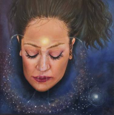 Original Surrealism Portrait Paintings by Sherry Farsad