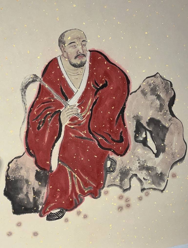 Original Expressionism Fantasy Painting by Modern Chinese Ink Art Institute 