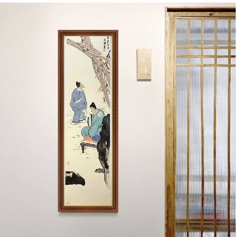 Original Impressionism People Painting by Modern Chinese Ink Art Institute 