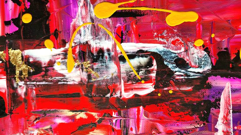 Original Pop Art Comics Painting by Anastasiia Schroeder