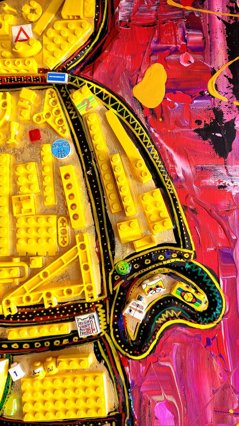 Original Pop Art Comics Painting by Anastasiia Schroeder