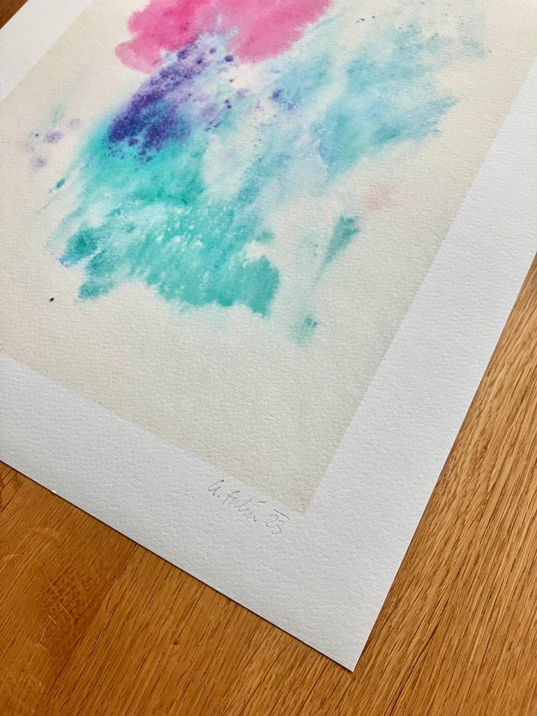 Original Expressionism Abstract Printmaking by Ales Fulin
