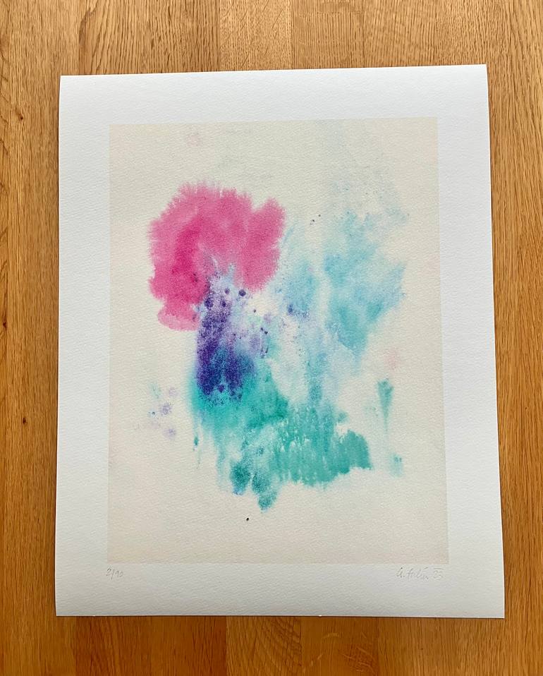 Original Expressionism Abstract Printmaking by Ales Fulin