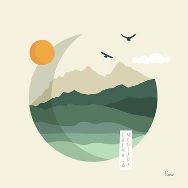 Print of Illustration Landscape Digital by Mercedes Alvarez