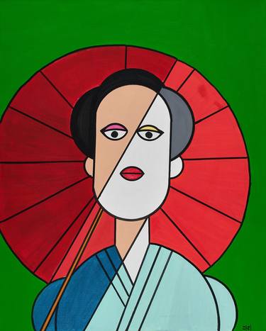 Original Pop Art Popular culture Paintings by Marie Andrée Goncalves Maldonado