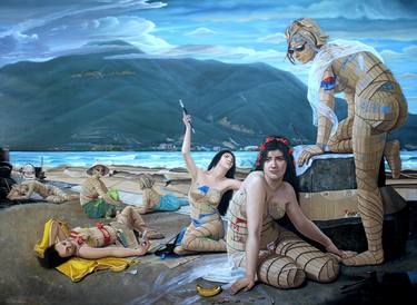 Original Conceptual Classical mythology Paintings by M Febriandy