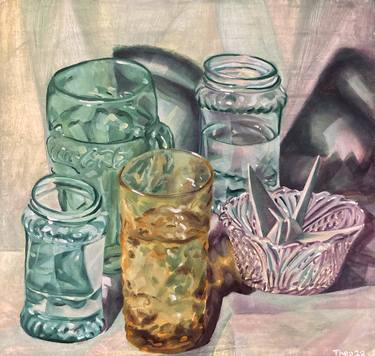 Still Life with Four Glasses thumb