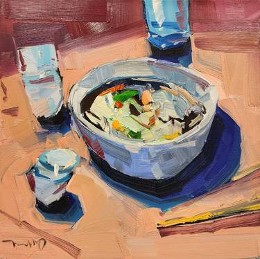 Original Expressionism Cuisine Paintings by Xcel Gallery