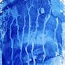 Collection Experimental art in blue  (paper air brush  oil canvas watercolor and other things)