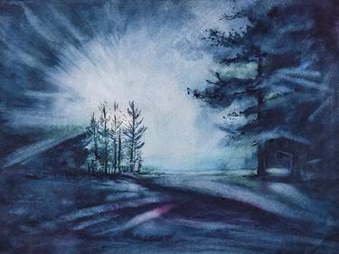 Watercolor Landscape and light thumb