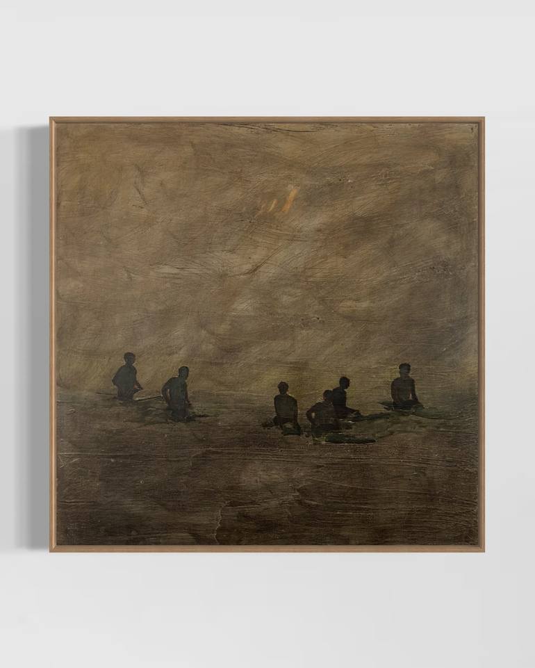 Original Contemporary Abstract Painting by Hannah Yanetsko