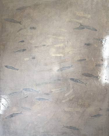 Original Minimalism Abstract Painting by Hannah Yanetsko